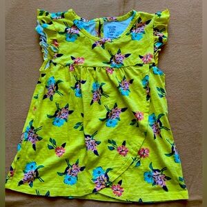 Girls floral print top size 5T